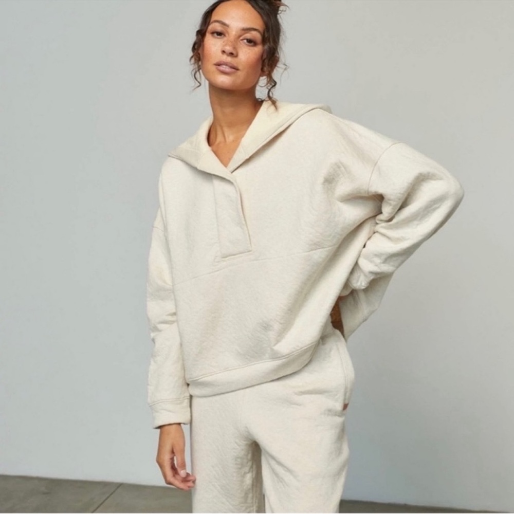 LUNYA Restore Double Faced Cotton Pullover